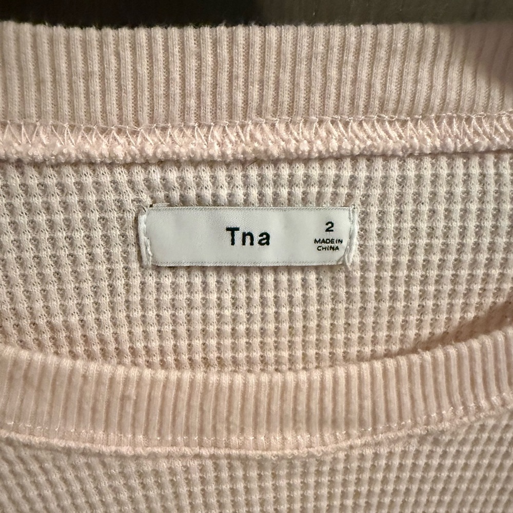 Tna ARITZIA Waffle Crew Boxy Longsleeve - Picture 5 of 6